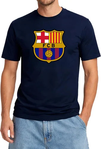 Vista 16 de Icon Sports Officially Licensed FC Barcelona Cotton T-Shirt - Unisex Adult