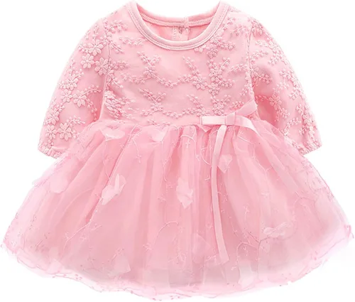 Vista 6 de Vestido de princesa para recién nacido, vestido de tul para el primer cumpleaños, vestido de boda, fiesta, sesión de fotos, vestido de sombrero, ropa