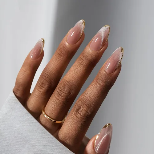 Vista 12 de BTArtbox Uñas Postizas Blancas Cortas a Presión - Uñas Postizas de Gel Suave en Forma de Almendra, Uñas Blancas con Pegamento para Uñas, Uñas
