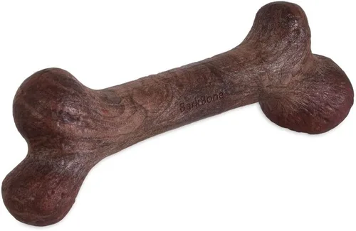 Vista 9 de Pet Qwerks Dinosaur BarkBone - Hueso de perro de nailon para masticadores agresivos, sabor tocino, 8.5 pulgadas