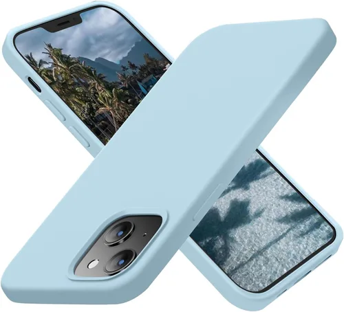Vista 27 de Cordking Funda diseñada para iPhone 13, diseñada para iPhone 14, funda ultradelgada de silicona, funda protectora a prueba de golpes