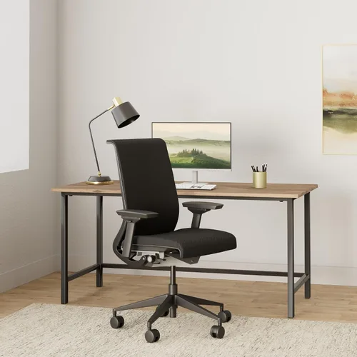 Vista 2 de Steelcase Think - Silla de tela, color negro