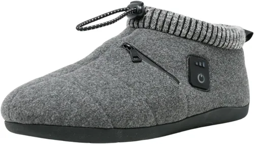 Vista 18 de Pantuflas térmicas para hombres y mujeres: desgaste recargable para pies con 3 ajustes de temperatura que mantiene los pies calientes hasta 11 horas