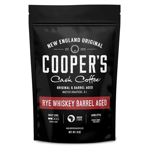 Vista 15 de Café envejecido en barril de whisky bourbon – tostado medio oscuro – Grano entero, granos colombianos envejecidos en barriles de whisky bourbon