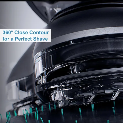 Vista 3 de Cabezales de repuesto SH50 para Philips Norelco serie 5000 (S5xxx, AT7xx, AT8xx, PT7xx, PT8xx) – Cuchillas y cortadoras eléctricas compatibles