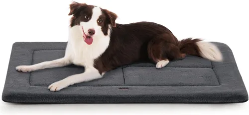 Vista 31 de Made4Pets Cojín Cama para Jaula de Perros Medianos y Grandes, Lavable y Reversible, Tapete Antideslizante para Perrera para un Sueño Acogedor, Cama