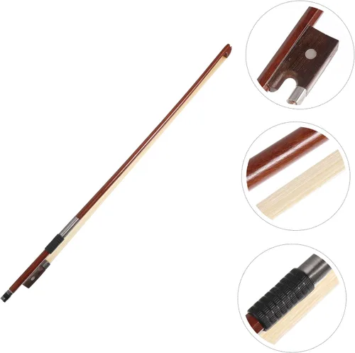 Vista 8 de Accesorio de instrumento musical de violín de sándalo rojo para principiantes y jóvenes jugadores, regalo para amantes de la música