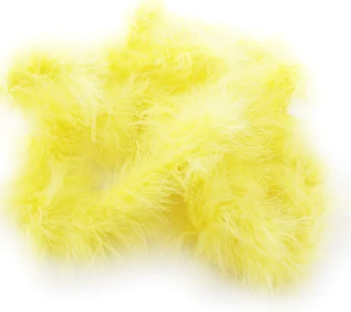Vista 3 de HairBow Center LLC Boa de plumas de marabú flaco - 2 yardas - Negro
