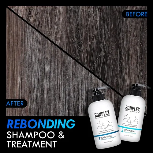 Vista 9 de Tratamiento de rebonding para todo tipo de cabello Para cabello dañado, seco, quebradizo, teñido, permanente y tratado químicamente Seguro
