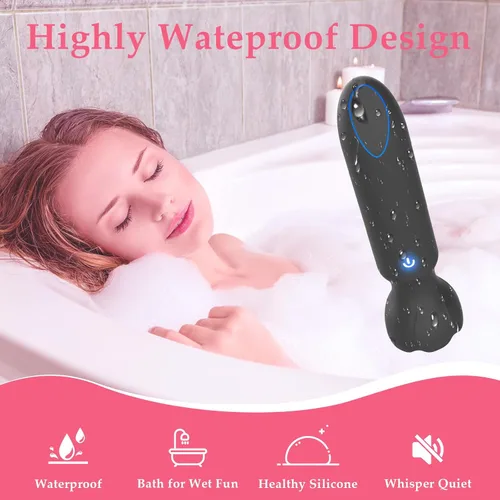 Vista 7 de Mini vibrador bala juguetes sexuales para adultos - Juguetes sexuales femeninos controlados por aplicación con 9 modos de vibración, lápiz labial