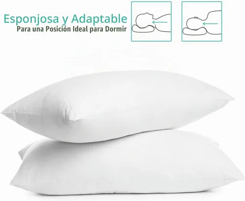 Vista 4 de Nestl Almohada para dormir 13 x 18 pulgadas, almohada para viajes, coche, escuela, lavable a máquina, algodón suave, color blanco