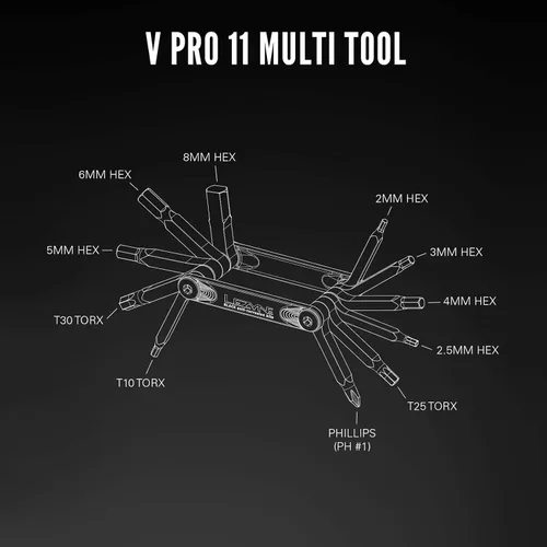 Vista 4 de LEZYNE Herramienta multibicicleta V PRO 11