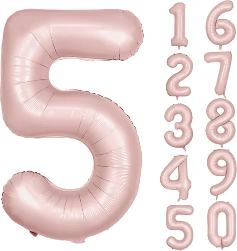 Vista 60 de Globos gigantes de helio de aluminio de 40 pulgadas, color negro, globos digitales grandes del número 0 para decoración de fiesta de cumpleaños