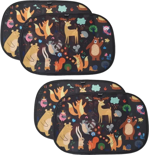 Vista 8 de Parasol para ventanas de coche para bebé - Cubierta bloqueadora de sol y visera para ventanas laterales de coche - Protector de escudo - Parasoles