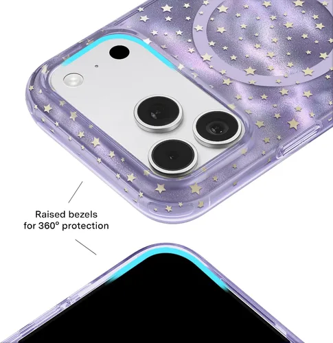 Vista 702 de VELVET CAVIAR Funda para iPhone 15, compatible con MagSafe, probada contra caídas de 10 pies, fundas protectoras de diseño, leopardo color rosa