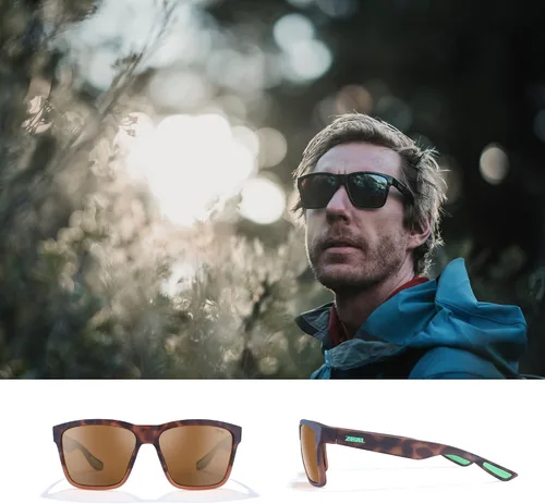 Vista 2 de Zeal Optics Mason Square Sunglasses, Deep Ocean