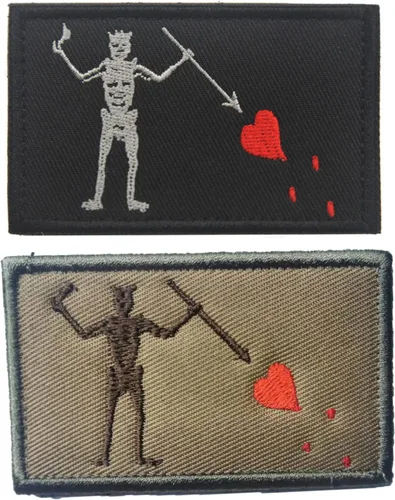 Vista 5 de Parches de moral militar, modo bestia en insignias bordadas, emblema táctico decorativo de gancho y bucle para chaqueta, ropa, bolso, zapatos