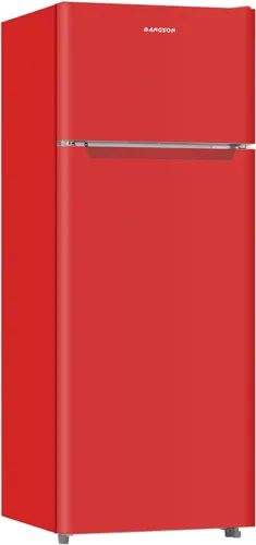 Vista 8 de BANGSON Refrigerador de 7.7 pies cúbicos con congelador, refrigerador de tamaño para apartamento con congelador superior, gran capacidad, ahorro