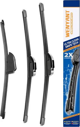 Vista 13 de Limpiaparabrisas de 15/15/13 pulgadas compatibles con Jeep Wrangler 2007-2017 Wrangler JK 2008-2018, limpiaparabrisas delantero y trasero para mi