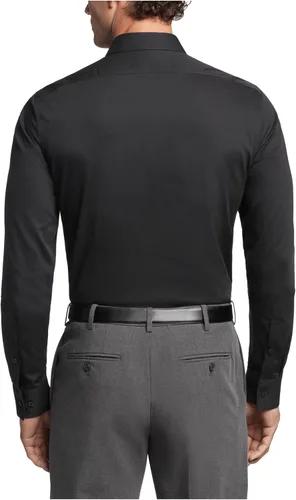 Vista 2 de Calvin Klein Camisa de vestir para hombre, ajuste delgado, no necesita planchado