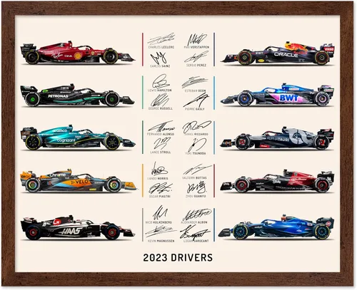 Vista 25 de Poster Master Póster de carreras de autos 2023, impresión de autos de carreras, arte de carreras de autos deportivos, regalo para hombres, mujeres