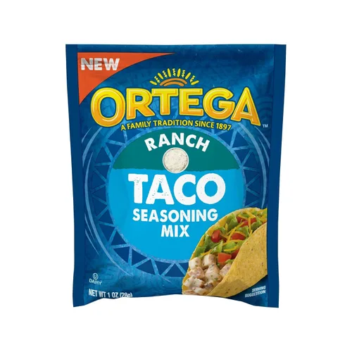 Vista 9 de Ortega Mezcla de condimentos, condimento de tacos con queso, 1 onza