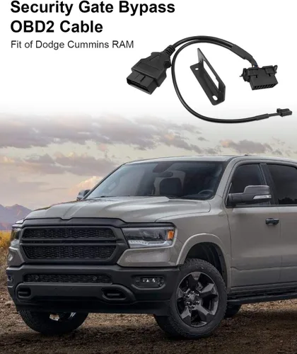 Vista 4 de Cable de diagnóstico OBD2 HD para puerta de seguridad, derivación OBD2, cable para Dodge Cummins RAM 2018 2019 2020