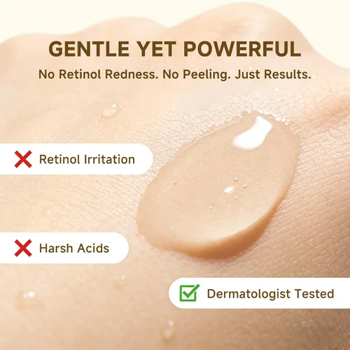 Vista 4 de Venrock Triple Collagen Peptide Cápsulas - Suero antienvejecimiento con acetil hexapéptido-8 Tratamiento reafirmante y antiarrugas para líneas