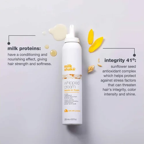 Vista 11 de milk_shake Whipped Cream Leave-In Foam Hydrates and Softens, 6.8 Oz