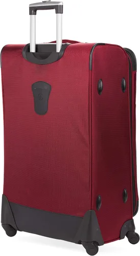 Vista 8 de SwissGear - Equipaje suave expandible Sion con ruedas, Borgoña