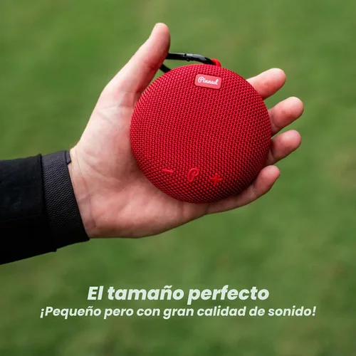 Vista 4 de Altavoz Dart Pinned 2.0 - Recargable USB-C, Batería de 10+ Horas, Resistente al Agua IPX7, Mosquetón con Clip para Bolsa - Altavoces Bluetooth