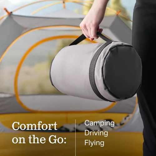 Vista 12 de WEEKENDER Almohada de espuma viscoelástica de gel, tamaño estándar, sensación firme media, soporte para cuello y hombros, para dormir de lado