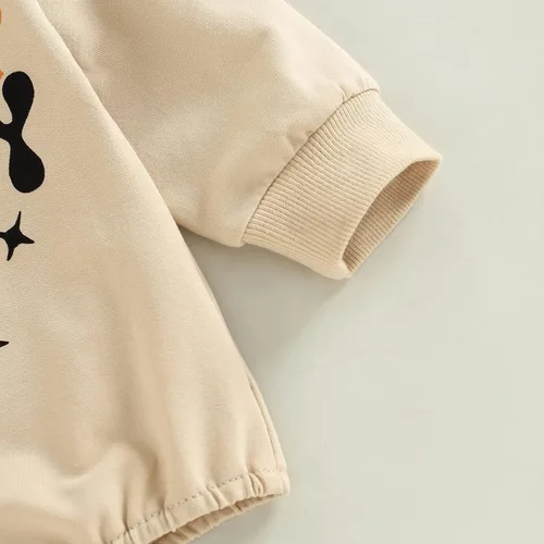 Vista 19 de Sudadera de calabaza para bebé, niña, niño, Halloween, sudadera de gran tamaño, mameluco de burbujas, suéter