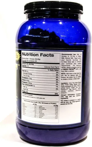 Vista 2 de Respect Protein Vanilla Ice Cream Time Released Protein Shake Whey Protein Aislar Caseína Micelar Fibra de Lino Post Entrenamiento Comida Reemplazo