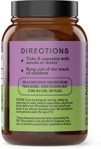Vista 2 de Complete Natural Products Cápsulas puras de cardo mariano orgánico - 500 mg de polvo de silimarina 100 píldoras