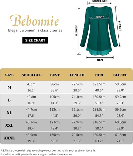 Vista 6 de Bebonnie Blusas de encaje de gasa con cuello en V y manga 34 enrollables para mujer