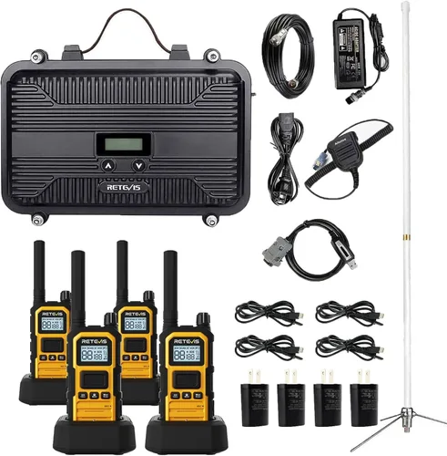 Vista 19 de Retevis RB48PLUS GMRS Walkie Talkies de largo alcance, IP67 impermeable