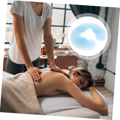Vista 9 de Beaupretty Almohada de viaje boca abajo almohada boca abajo en forma de U: cojín de cara de salón de belleza, almohada de cara de mesa de masaje