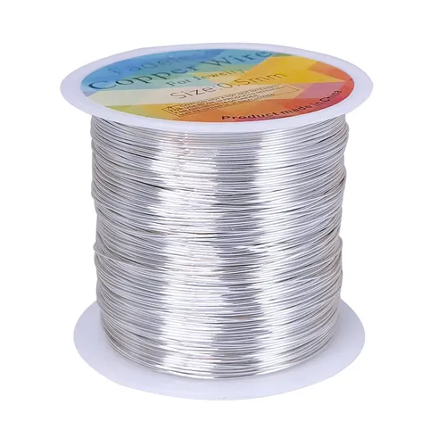 Vista 43 de Alambres de cobre resistentes al deslustre de 65.6 pies, alambre de cobre para electrocultura en jardinería, alambre de cobre de calibre 16, cables