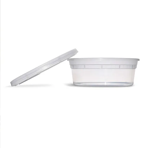 Vista 2 de TRiPAK TD40008 Contenedor de plástico con tapa, 8 oz. (Paquete de 240)