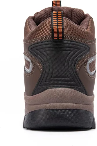 Vista 3 de HIKLDK Botas de senderismo para hombre, ligeras, transpirables, antideslizantes, para actividades al aire libre