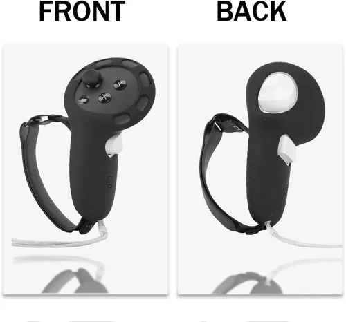 Vista 5 de YipuVR Controller Grip Cover for MetaQuest 3,Silicone Touch Controller Protector Cover for VR Oculu Quest 3 Accessories,Adjustable Soft Handle