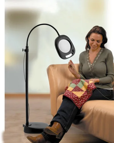Vista 6 de Daylight Company - Lámpara de pie LED y lámpara de mesa, lámpara de pie para sala de estar, dormitorio, salón, oficina, control táctil, brazo