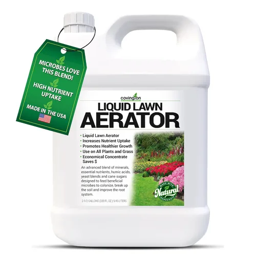 Vista 11 de Covington Aireador Líquido para Césped (1 Galón) – Acondicionador y Suavizante de Suelo para Césped y Jardines – Afloja la Arcilla y el Suelo