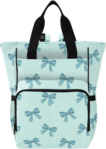 Vista 36 de Emelivor Bolsa de pañales con diseño de panal de abejas, con bolsillos aislados, bolsa organizadora de pañales para niños y niñas, unisex