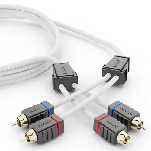 Vista 7 de DS18 MOFCR-1F2M 1 Hembra 2 Macho Altavoz de Audio para Coche Marino Estaño OFC RCA Y Splitter Adaptador Cable Conector