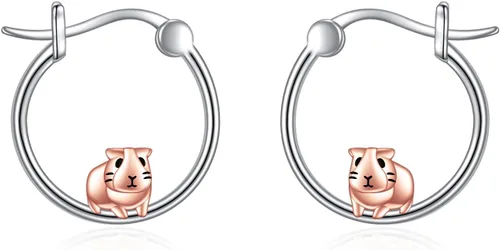 Vista 51 de VONALA Bonitos aretes de aro de plata de ley 925, regalos de cumpleaños para mujer