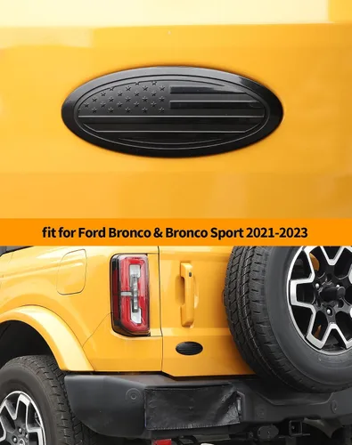 Vista 7 de Hoolcar Emblema Superpuesto de Compuerta Trasera Emblema de Puerta Trasera Cubierta de Insignia Moldura Accesorios Exteriores Compatibles con Ford