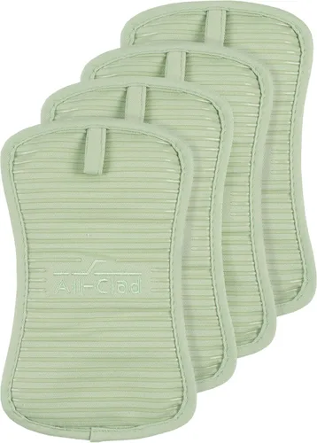 Vista 17 de All-Clad Soporte para ollas y almohadilla caliente: resistente al calor hasta 500 grados, 100% algodón, almohadilla caliente de 10 x 6.25 pulgadas