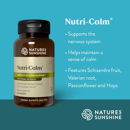 Vista 4 de Nature's Sunshine Nutri-Calm, 60 Tabletas